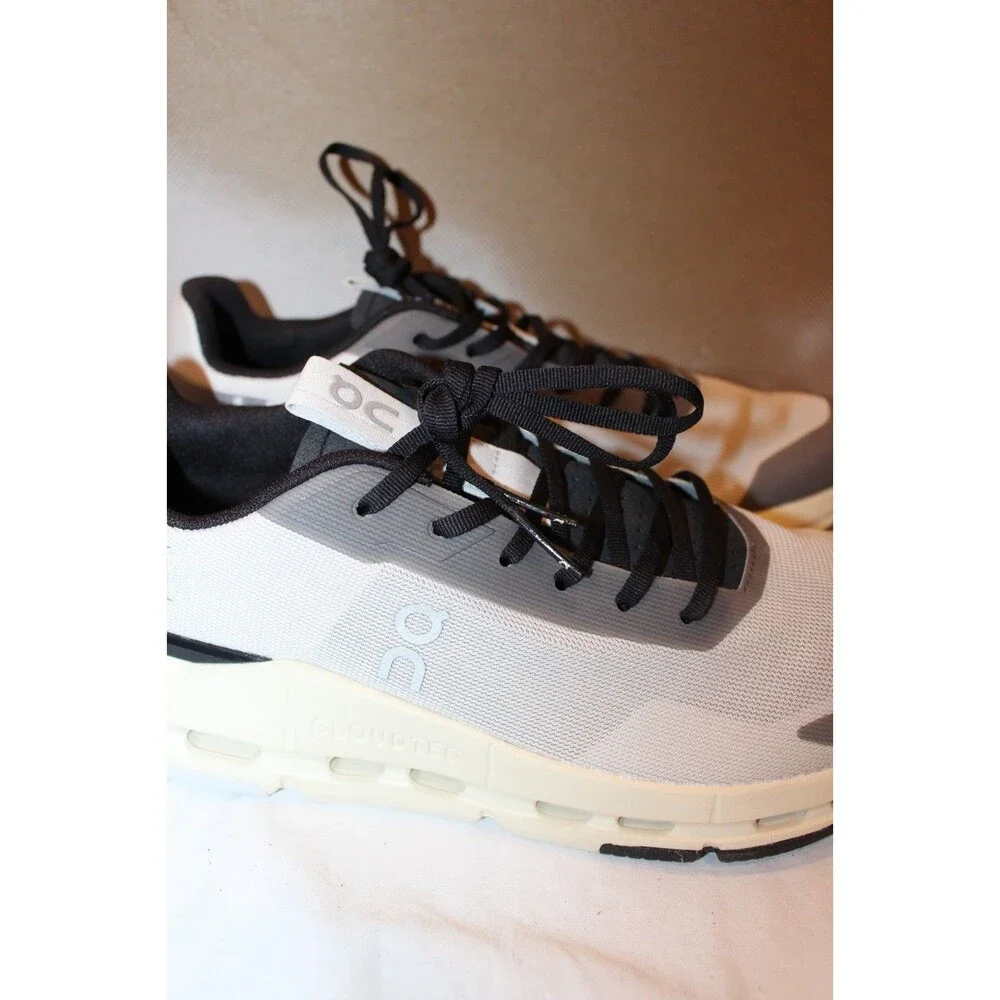 ON CLOUD WOMEN'S CLOUDNOVA FORM 2 RUNNING ATHLETIC SNEAKERS PEARL BLACK SZ 8.5